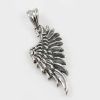 Angel Wing Gothic Symbolic Silver Charm Pendant CH-099