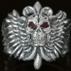 Anima Skull Sterling Silver Ring MR-019