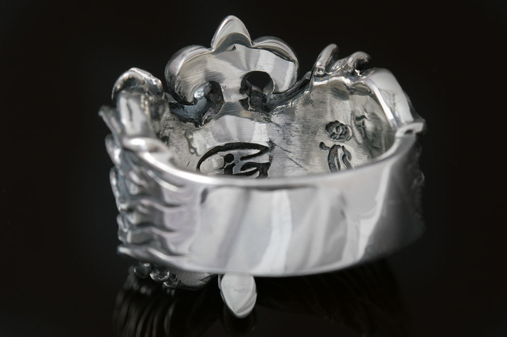 Anima Skull Sterling Silver Ring MR-019