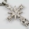 Apostolic Snowflake Silver Cross Pendant PN-022