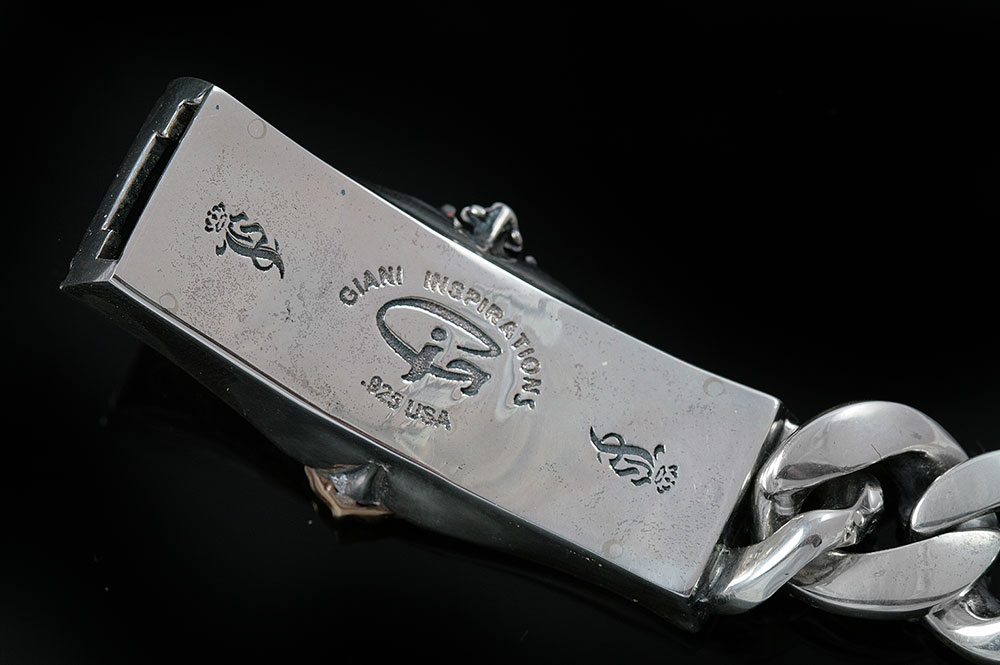 Austrian Shield Cross Sterling Silver Bracelet BR-004