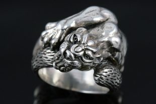 Bagheera Panther Sterling Silver Ring MR-051