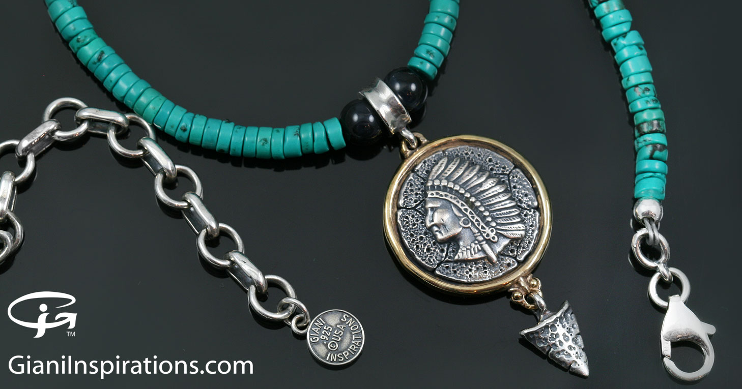 Zuni Necklace & Earring Set - Native American Turquoise Jewelry - Dakota  Sky Stone