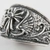 Cross and Wings Sterling Silver Ring MR-052