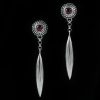 Eclipse Gothic Spike Drop Earrings with Links ER-005