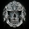 French Skull Silver Ring MR-005
