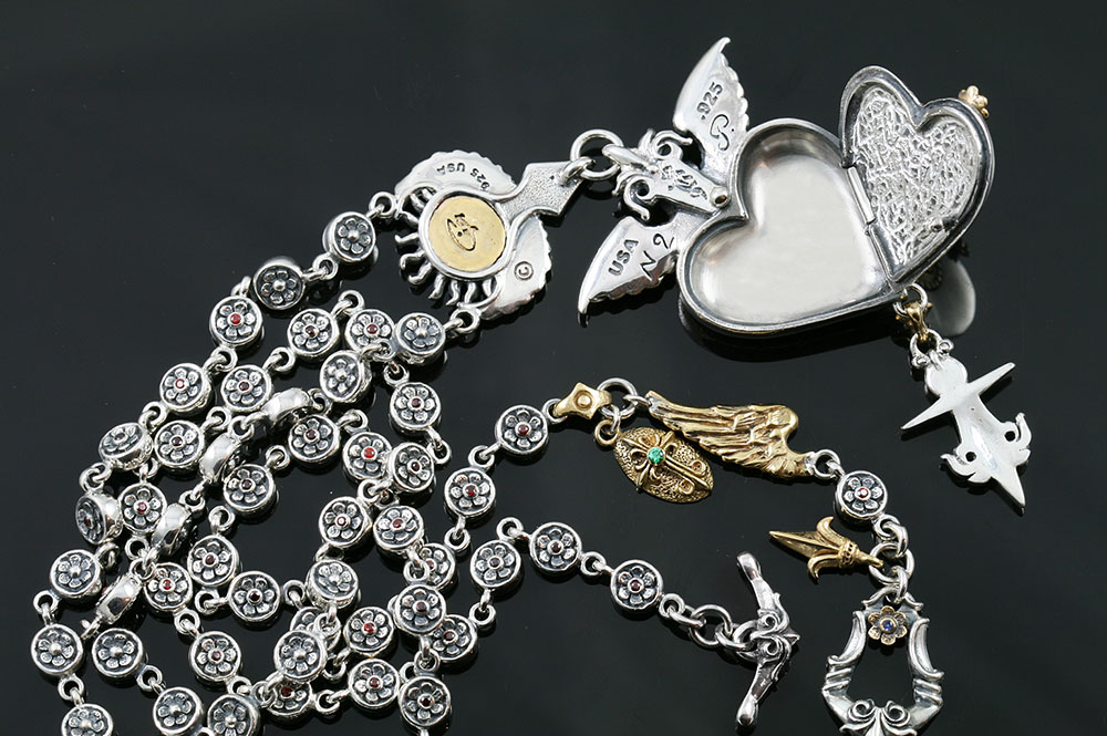PERSONALISED Necklace Heart Shape Angel Wings Locket India | Ubuy