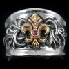 Honorius 18K Gold or Bronze French Royalty Sterling Silver Ring MR-041