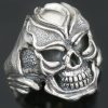 Luppo Oxidized Silver Skull Ring MR-151