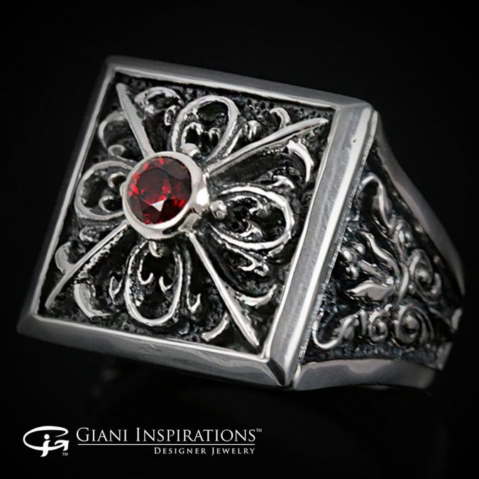 Men's Gothic Silver Rings