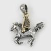 Pegasus Winged Horse Silver Charm Pendant CH-079