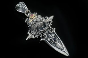 Richard The Lionheart Silver Pendant PT-152