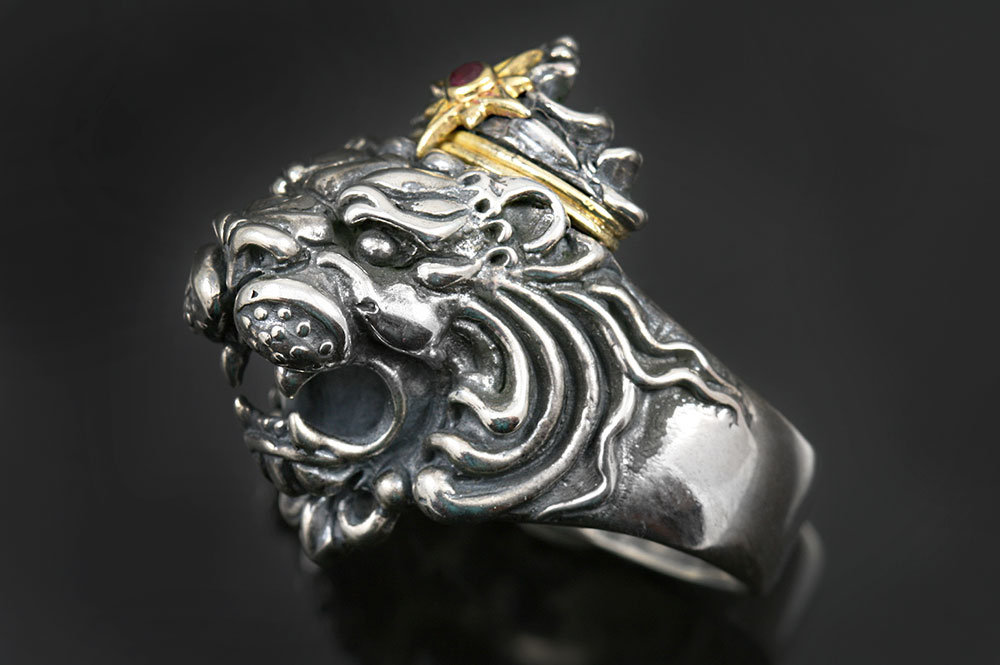 Richard The Lionheart Silver Ring MR-031