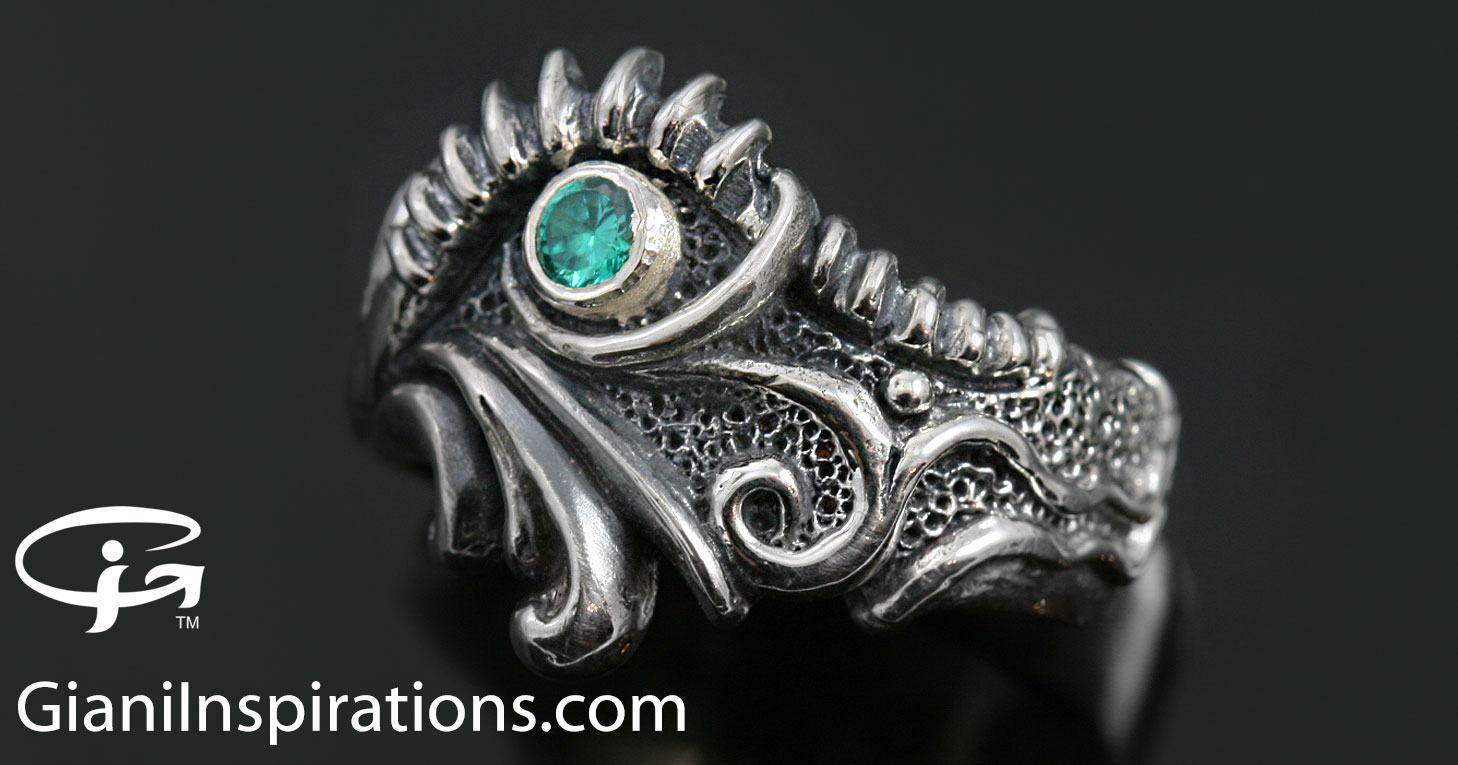 What is Oxidized Sterling Silver? | Blackened Silver | John Atencio