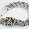 Royal Navy Historic Symbolic Luxurious Gold & Silver Bracelet BR-048