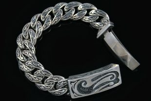 Spartan Historic Symbolic Luxurious Silver Bracelet BR-007